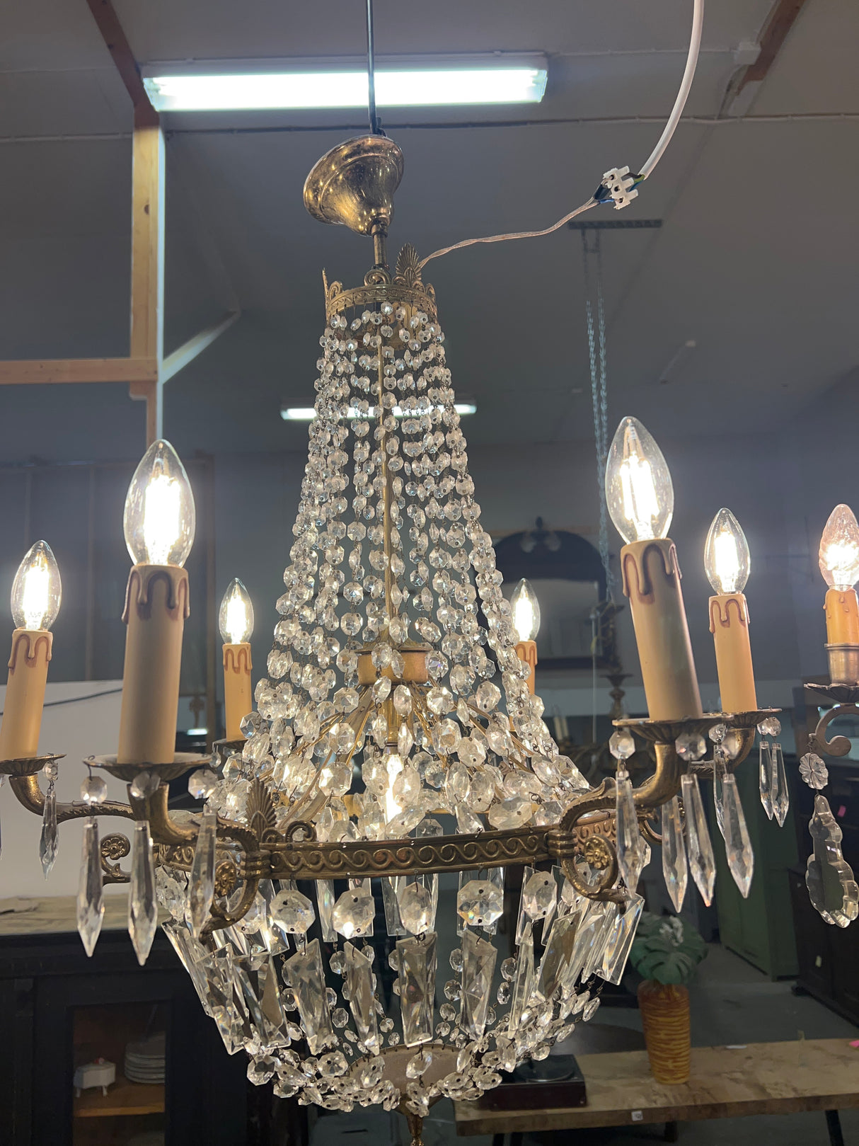 Empire pussikruunu Halk. 60cm ja K. 70cm.