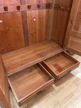 A huge wardrobe, W. 171.5cm, D. 70cm and H. 243cm