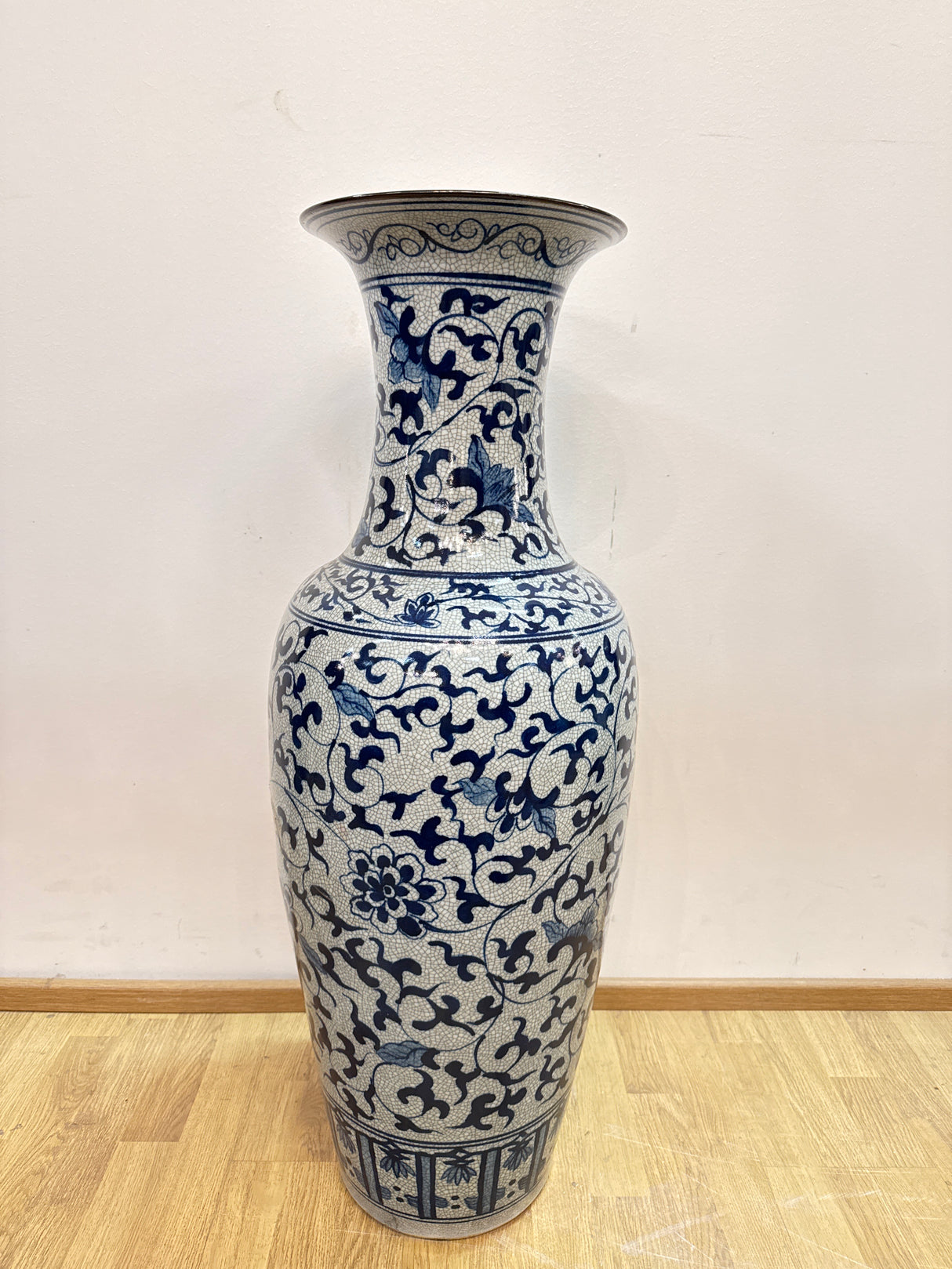 Kaunis iso Kiinalainen malja K.95cm, H.35cm