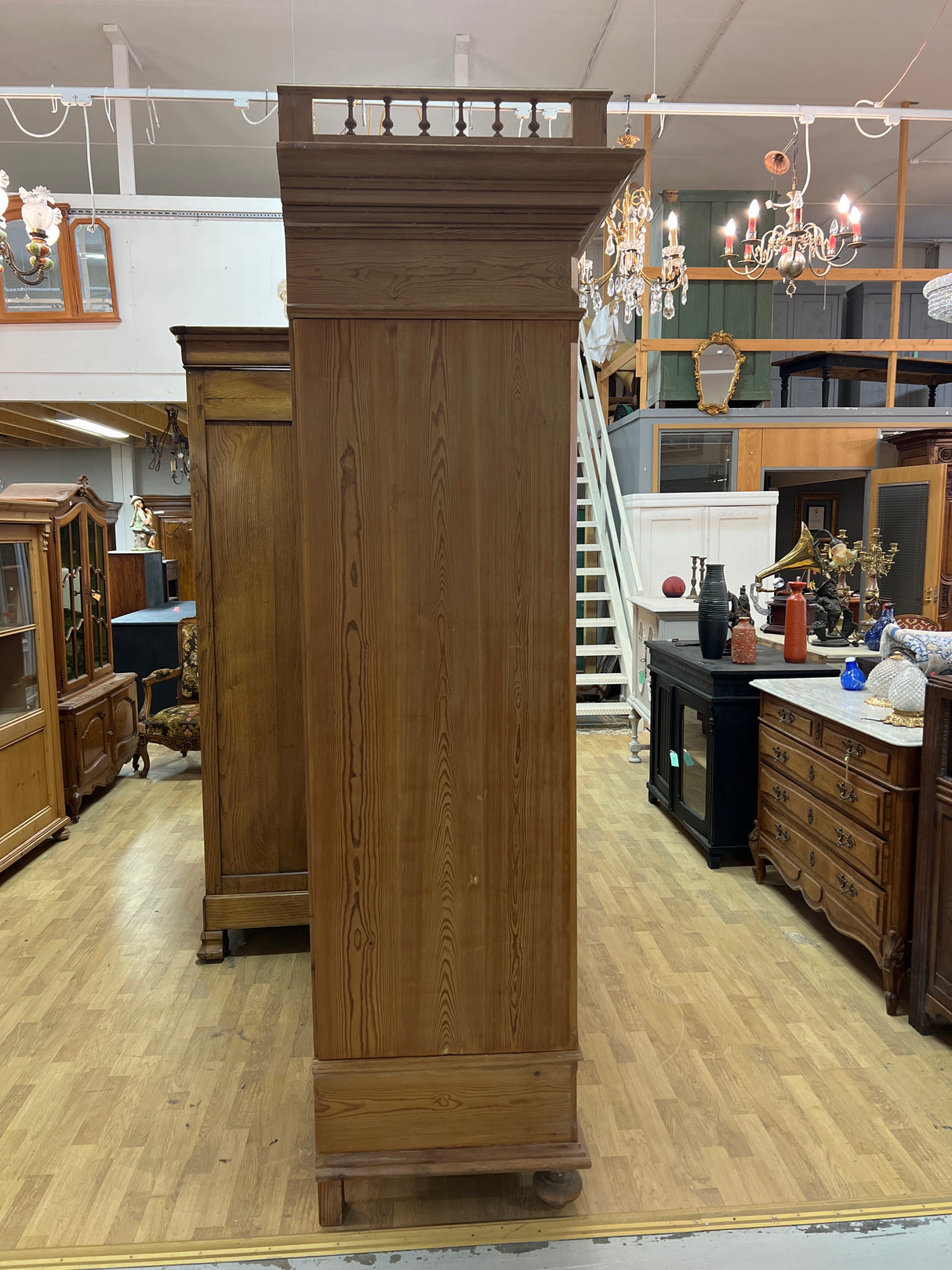 A huge wardrobe, W. 171.5cm, D. 70cm and H. 243cm