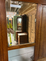 Art Nouveau hallway furniture, W. 105cm, D. 29cm and H. 199cm