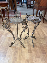 Messinkiset kukkapöydät 2kpl