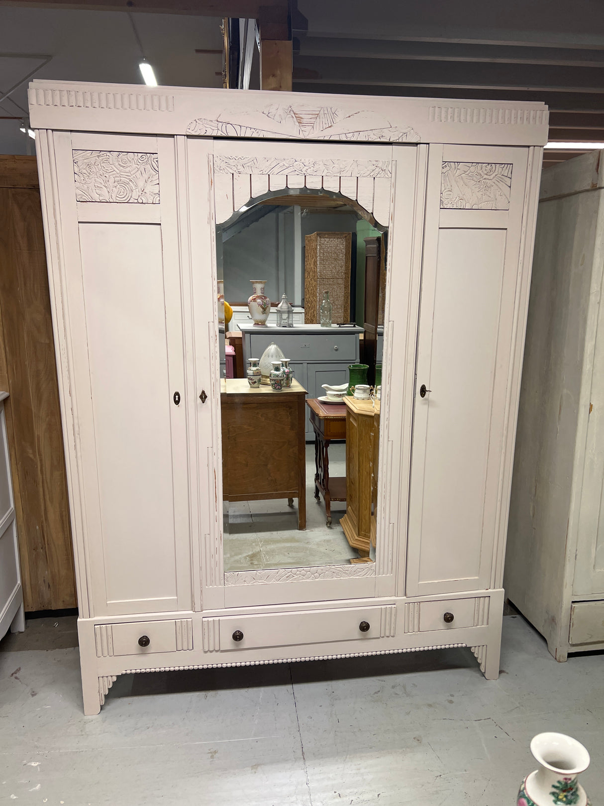 Art Nouveau wardrobe