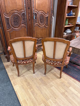 Rokokoo tuoli L.58.5cm, S.59cm, K. 86cm