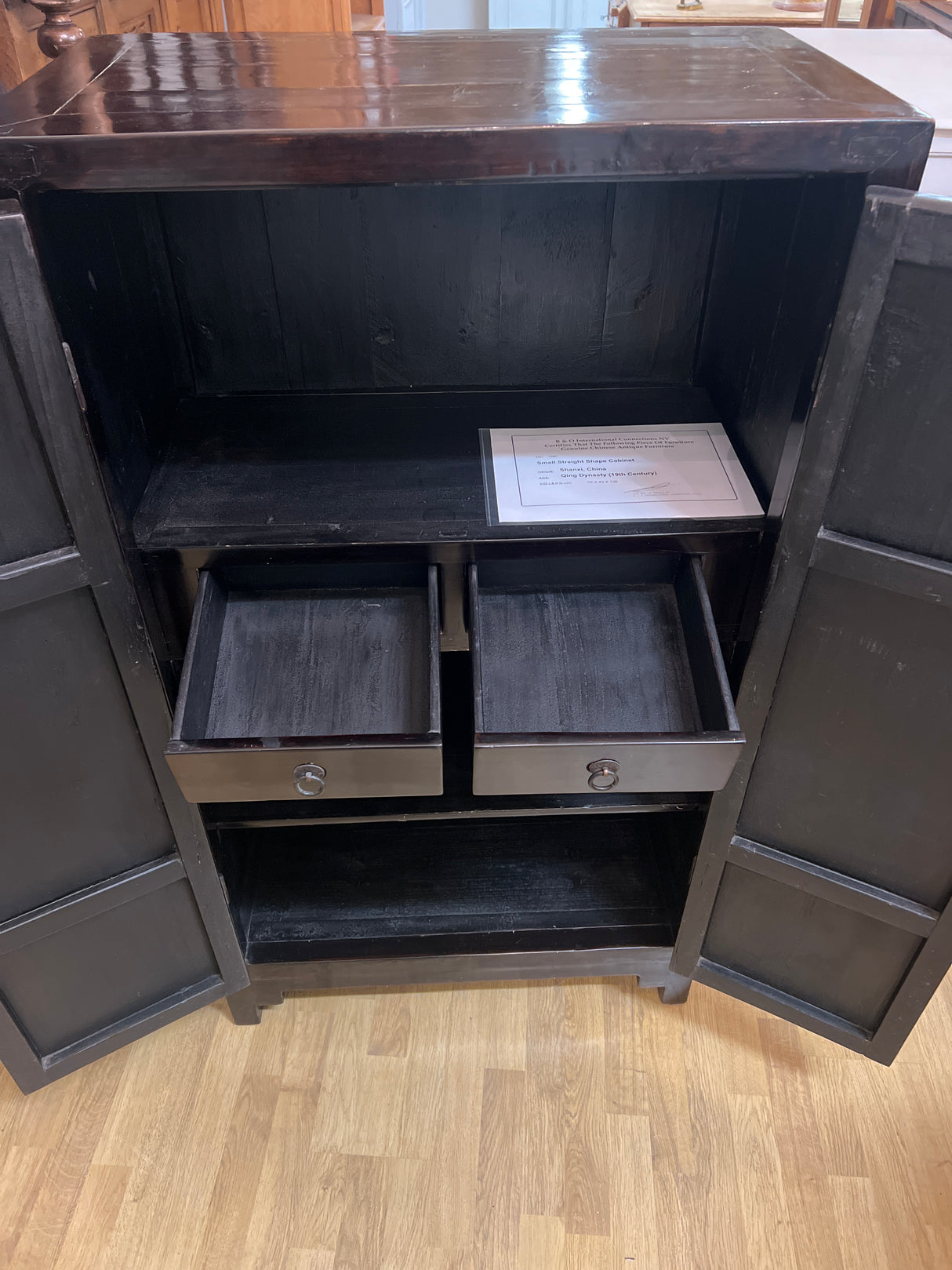 Wonderful, authentic Chinese cabinet W. 76cm, D. 43cm and H. 136cm
