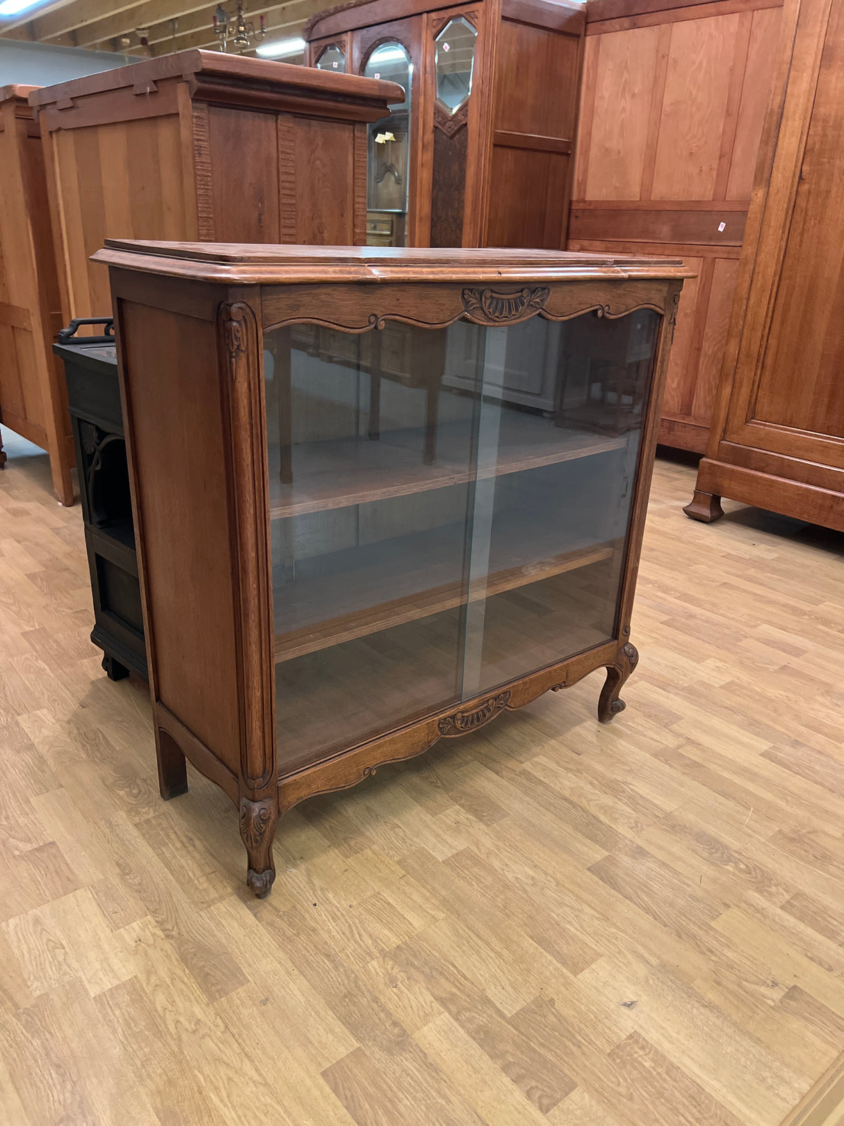 Rokokoo liukulasi senkki L. 100cm, S. 39,5cm ja K. 100cm