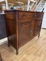 Oak bench L.157cm, D.53cm, H.121cm