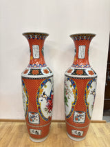 Huikeat suuret kiinalaiset maljat K.126cm, H.38cm
