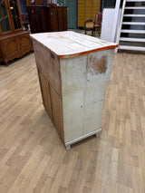 Rustiikkinen talonpoikais-senkki L.83.5cm, S.51cm, K.102cm