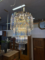 Moderni kristallivalaisin K.85cm, H.58cm