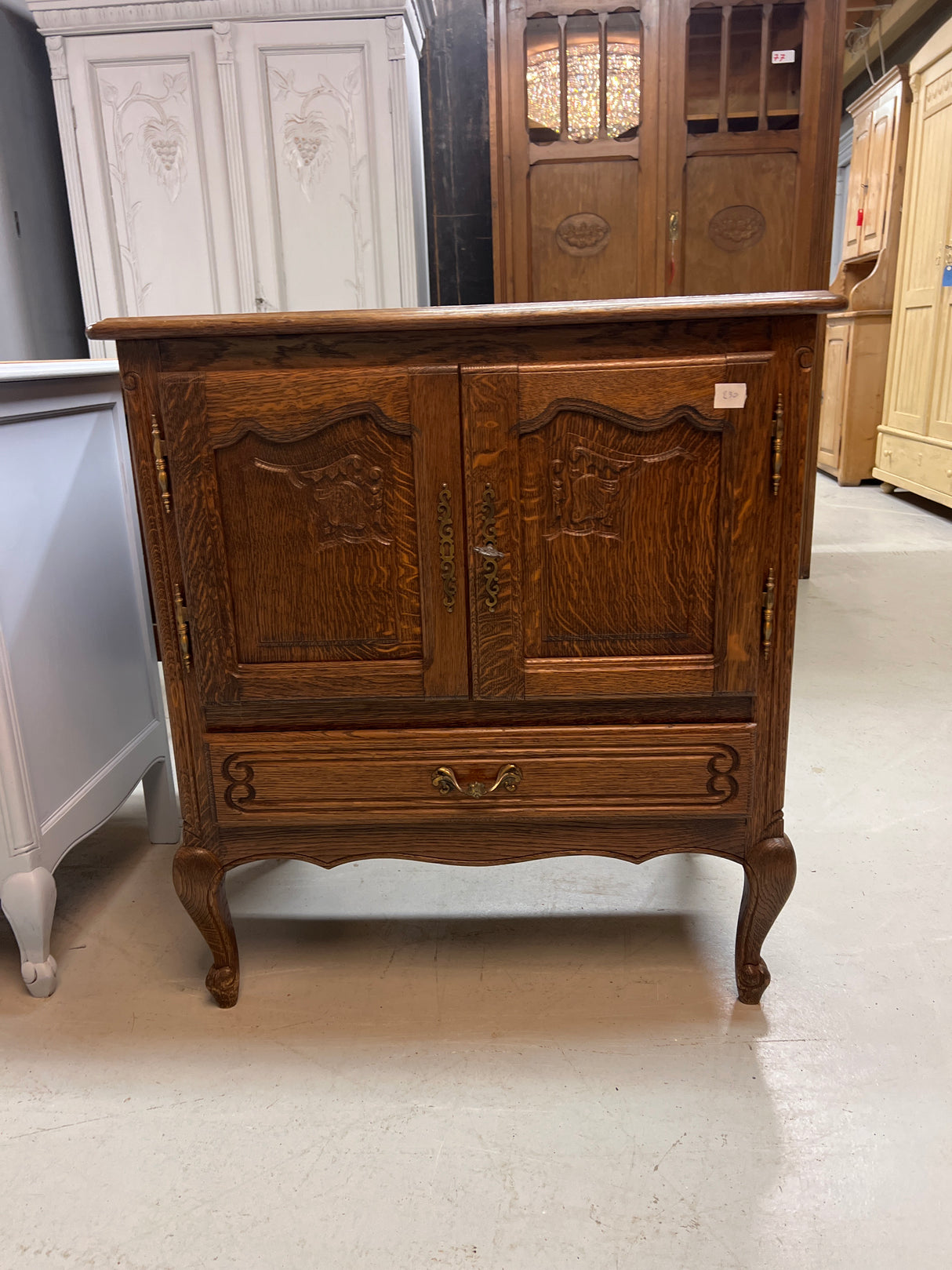 Rococo chest of drawers W. 73cm, D. 44cm and H. 80cm