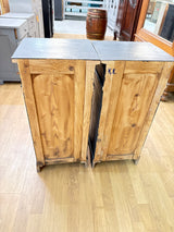 Hiilenharmaa yöpöytäpari L.34cm,S.31cm,K.70cm