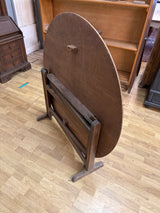 Ranskalainen taitettava bistropöytä halkaisija 115cm, K. 67.5cm