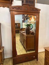 Art Nouveau wardrobe W.114cm, D.50cm, H.226cm