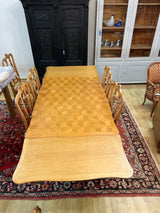 Rokokoo ruokailuryhmä (pöytä + 6 tuolia)